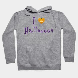 I Love Halloween - Jack-o-Lantern Hoodie